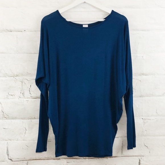 Teal Dolman Sleeve Top - Picture 2 of 3